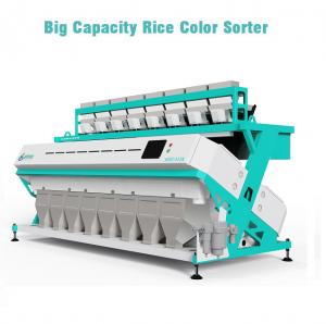 China Big Capacity 8 Chute 512 Channels Color Sorter Machine For Rice Grain Bean Seed factory