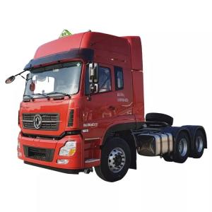China 4-Cylinder Left Steering 40t 6x4 Heavy Duty Diesel Lorry Tractor with 12-Speed Manual factory