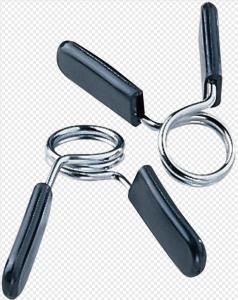 China Aluminum Sliver Weight Lifting Bars Nickel Plated Spring Collar Clips factory