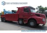 Long Cab INT 60 HOWO 60 Ton Boom Tow Truck 8X4 Truck Wrecker