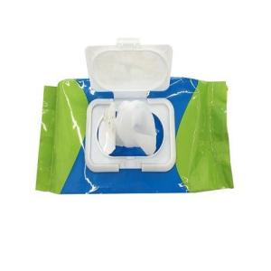 China Cross Plain Spunlace Baby Wet Wipes 60pcs RO Purified Water Soft Touch factory