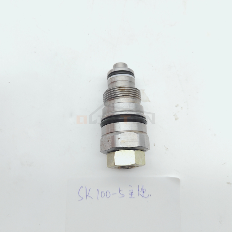 SK100-5 Excavator Main Relief Valve Digger Accessories For Construction Works