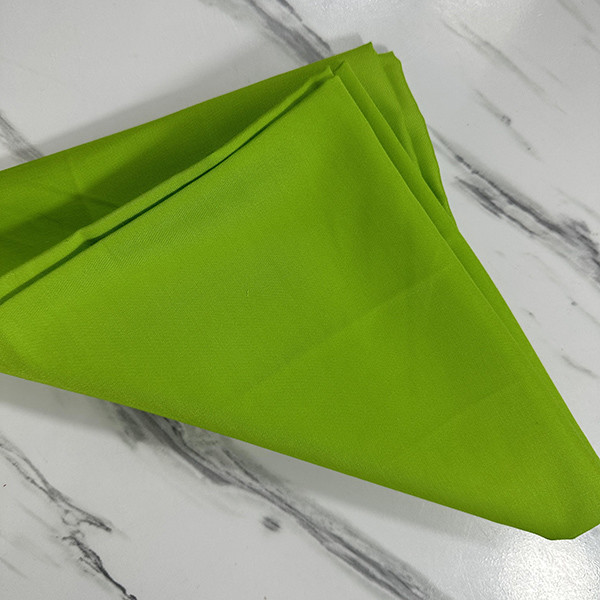 Green Twill Poly Viscose Blend 130X66 Polyester And Viscose Blend