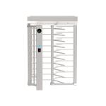 Semi Auto Full Height Turnstile Single Lane Access Control Reader Building Outer
