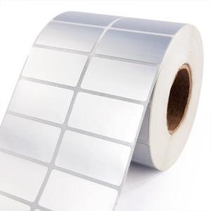 China Anti-Scratch Sticky Label Roll 500pcs 105mm Rectangle Label Stickers factory
