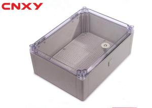 China High Insulation Rigid Clear Hinged Plastic Boxes For Fire Control Devices factory