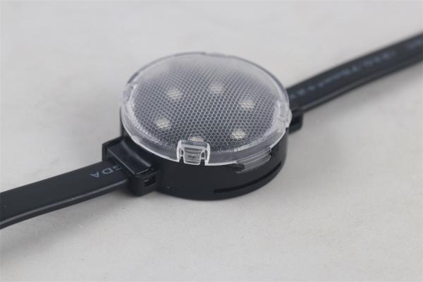 Outdoor advertisement IP67 LED Pixel For Advertisements RGB 1W DC15V 40MM DMX512