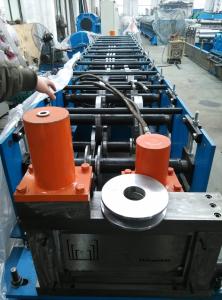 China Hat Roll Forming Machine Solar Racks Steel Sheets 1.1mm - 2.5mm factory