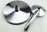 Hot sell Double face Chrome plating shower head handheld shower set square