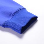 Blue Color Hip Hop Fashion Hoodies Flat Knitted Technics Single Gross Weight 0.4