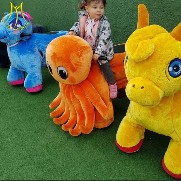 Hansel battery powered animal go carts kids ride plush toys for outdoor park for