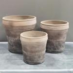 7-8 Years Life Time Fiber Cement Flower Pot Frost Resistant And Long-lasting For
