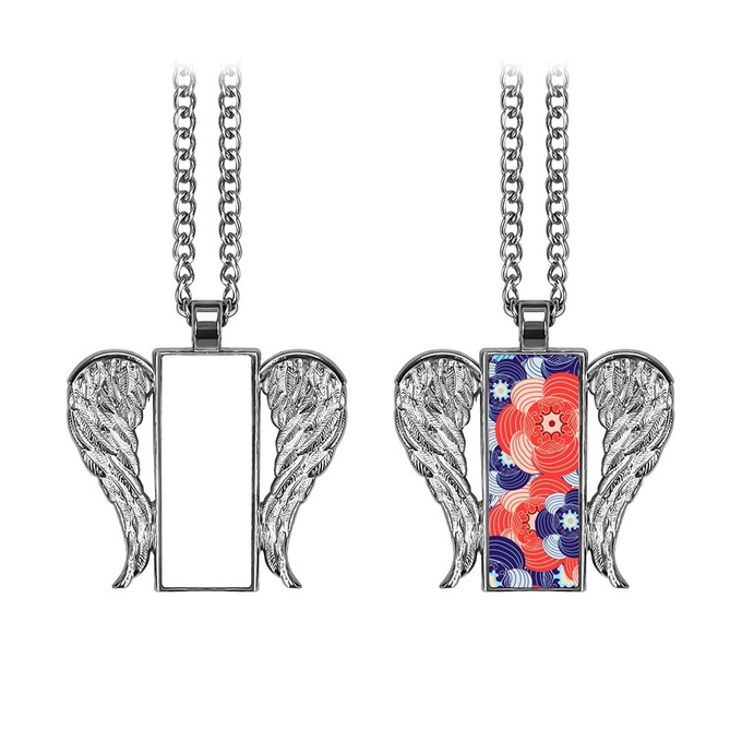 Sublimation Blanks Vintage Necklace Blank Imprintable Sublimation Jewelry