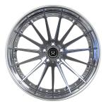Polish Barrel+Brush Disc Custom 2-PC Forged Alloy Rims 5x112 19inch fit to BMW