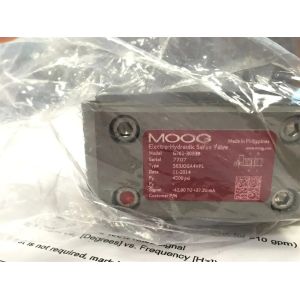 China Original Imported German MOOG Electro-Hydraulic Servo Valve with High-Pressure Precise Control and 24V 220V Voltage factory
