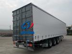 40ft Multi Purpose Curtain Side Truck Trailers General Cargo Transport Trailer