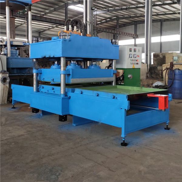 Rubber Tile Vulcanizing Press with automatic Push-Out Device