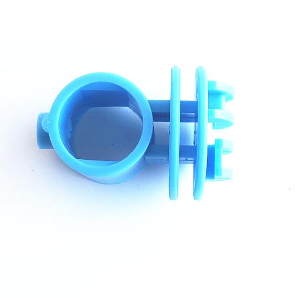 Rod insulator for round posts with 21mm diameter Blue wood post insulator bobbin