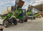 Green 40° Climb 116HP 85kw 3m³ Concrete Mixer Truck