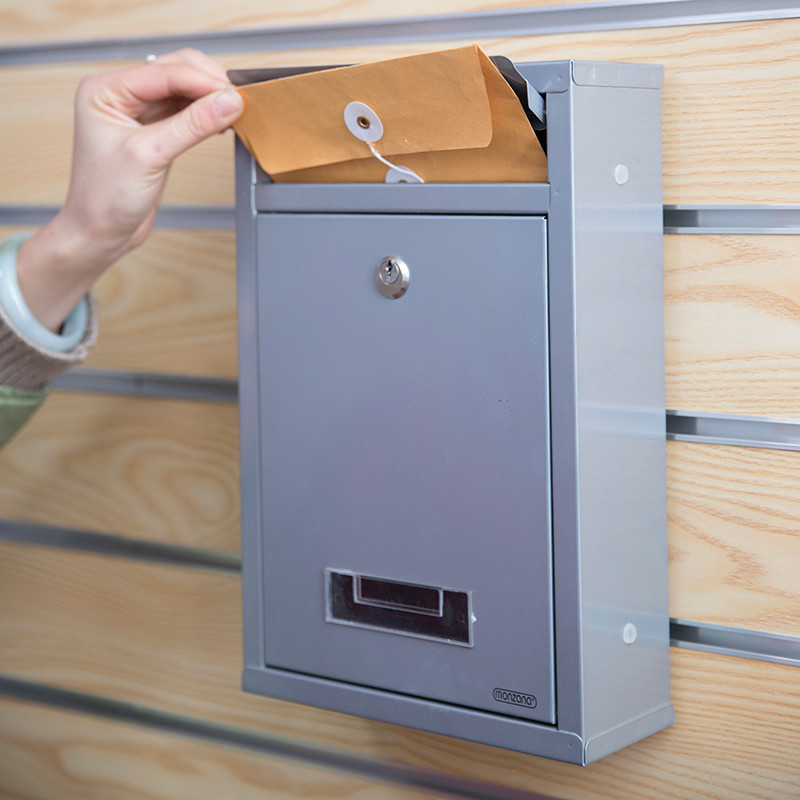Modern Garden Wall Mounted Residential Letterbox Waterproof Mailbox
