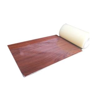 China Transparent Color Self Adhesive Hard Wood Flooring Protective Film Roll For Temporary Floor Protection factory
