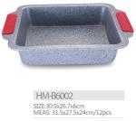 Carbon steel High strength non stick marble coating bread pan cookware bakeware