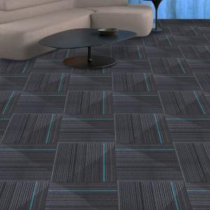 China Fireproof Removable Office Nylon Modular Carpet Tiles 60X60CM factory