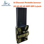 240VAC 12000mAh Signal Jammer Blocker 2.4G 5.8G Car Remote 18W