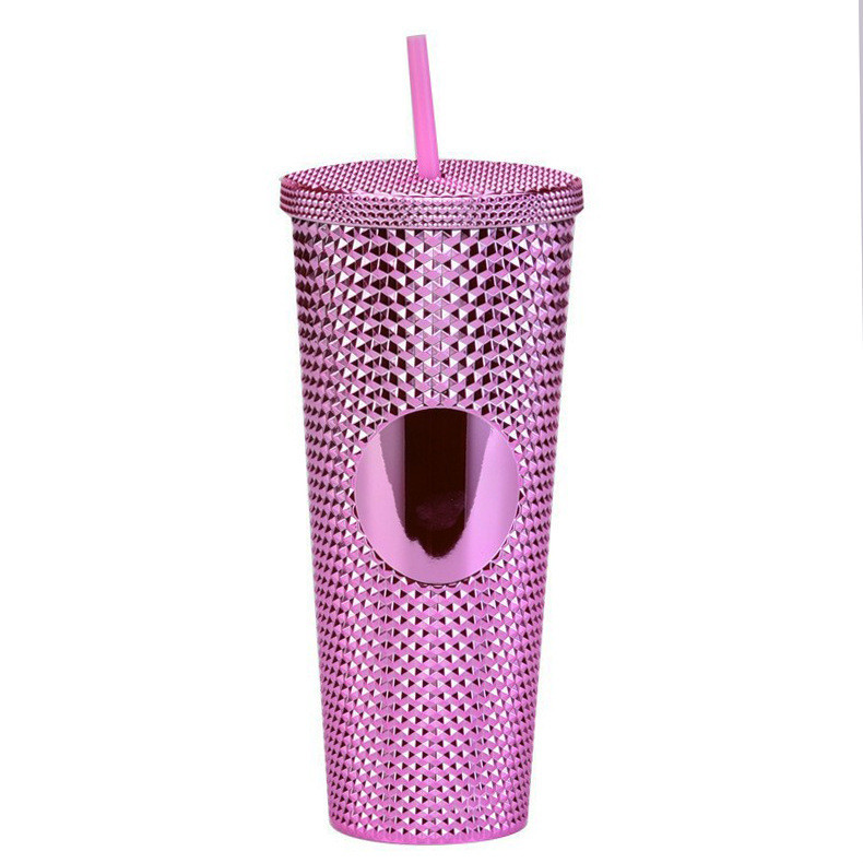 Collections Tumbler With Lid And Straw Insulated Double-Wall Acrylic Cup
