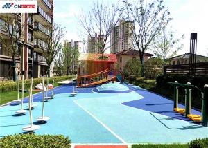 China EPDM Rubber Flooring , Blue Outdoor Playground Rubber Flooring on sale