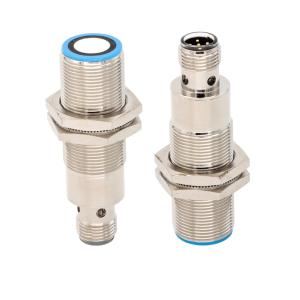 China Copper Nickel Plated Ultrasonic Sensor U18 Analog Output 4-20mA NPN 10-30VDC factory