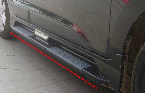 OE Style Vehicle Running Board , SMC Material Side Step Bars for Hyundai Tucson