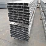 12m ASTM SS400 50mm Galvanised Steel Channel for light structure