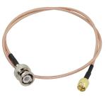 SMA Male To BNC Male Radio Low Impedance cable Rf Connector