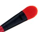 OEM Logo Angular Face Synthetic Foundation Brush With Red Hair