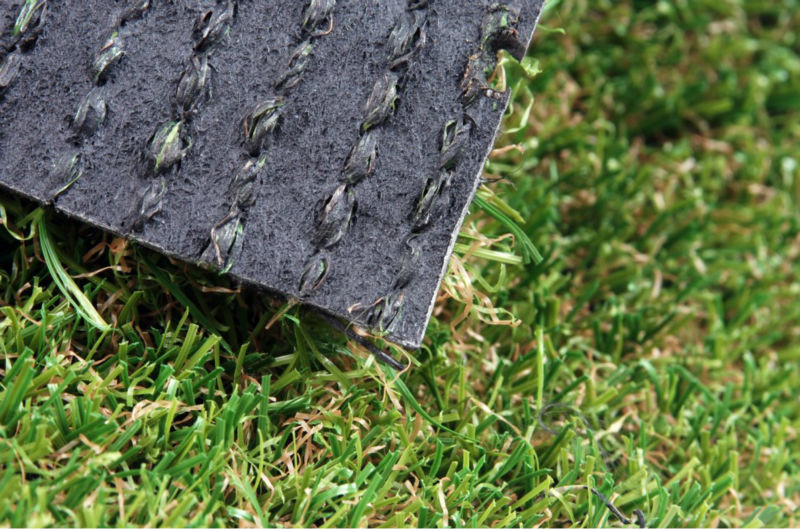 140 Stitches/M Hybrid Artificial Grass 25mm SBR Latex Adhensive Realistic Appearance For Pets And Gardens