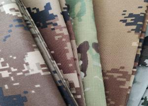 China 240GSM Camouflage Cloth Fabric Textile , Fire Resistant Clothing Materials factory