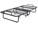 Hotel Single Bed Mattress Metal Foundation Folding Bed Frame with Space-Saving