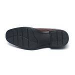 Anti Odor Dark Brown Comfortable Mens Leather Dress Shoes