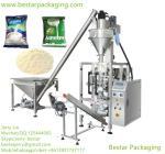 Certified full automatic flour packaging machinery with Auger filler,spiral