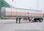 Stainless Steel Edible Oil Tank Semi Trailer For Edible Oil Transport 33Kl - 47K