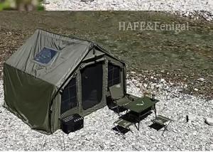 China 8㎡ outdoor camping inflatable tent Fully Automatic Rainproof Portable factory