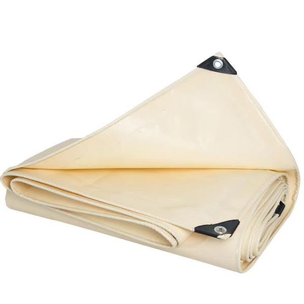 Custom Made PVC Vinyl Tarpaulin High Frequency Welding 580gsm With Eyelet And