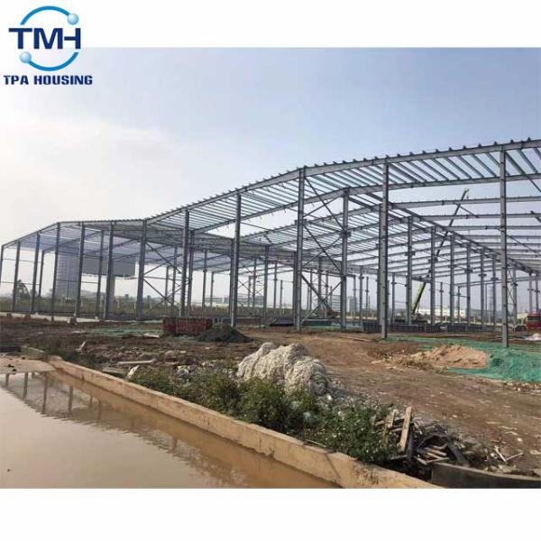 Low Cost Prefab Steel Frame Building Design Rapid Construction Steel Structure