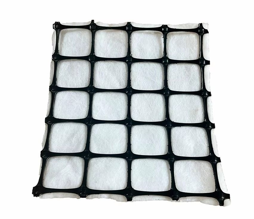 PP Geogrid Thermal Bond Geotextile Composite Geogrid Reinforces Subgrades