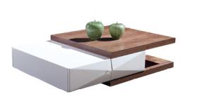 China Modern living room rectangle coffee table with drawers factory