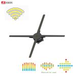 Spinning Micro 3D Hologram LED Fan , WIFI 3D Hologram Projection 65cm