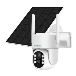 China Solar Battery WiFi Camera Night Vision 2-Way Audio Wireless Security System monitor Outdoor Full Color Waterproof PTZ IP on sale