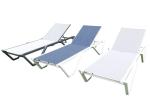 Waterproof KD Structure Assemble Swimming Pool Textilene Chairs