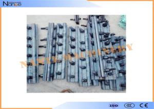 China Steel Standard Rail Fish Plate Mobile Crane Components For Crane Rail Running factory